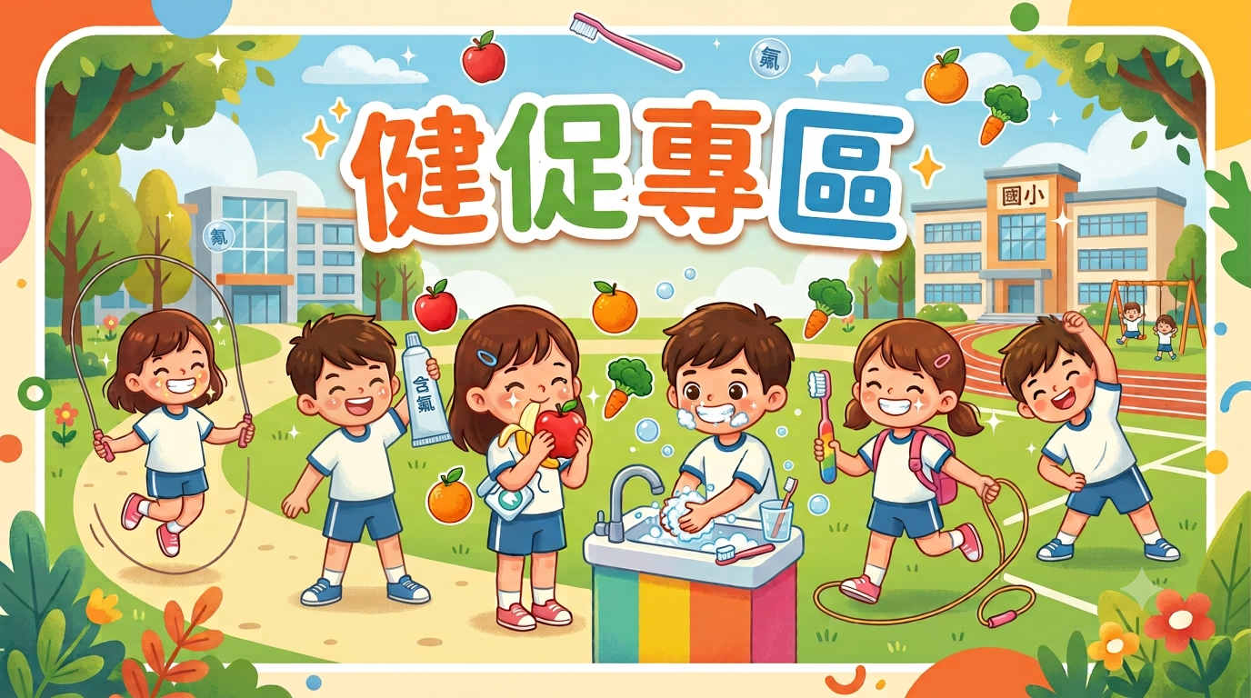 口腔保健守則宣導圖卡